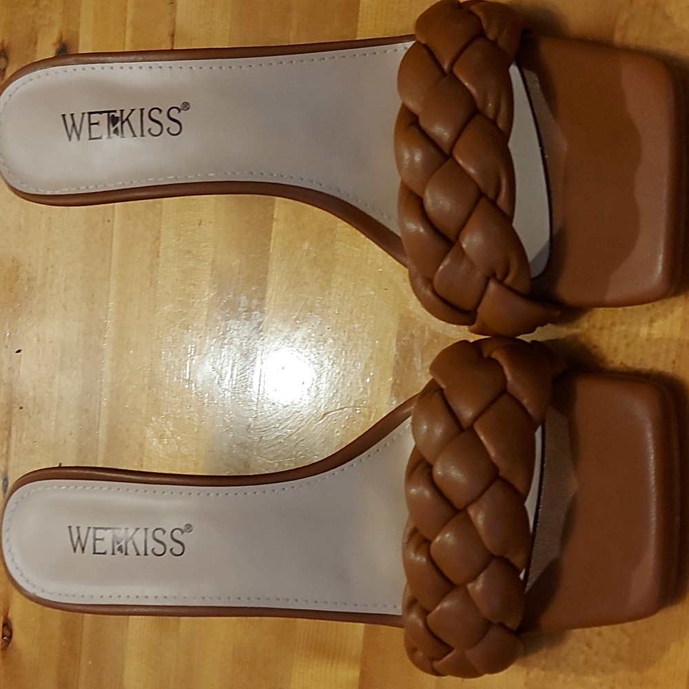 Wetkiss Womens Brown Sandals Size 9